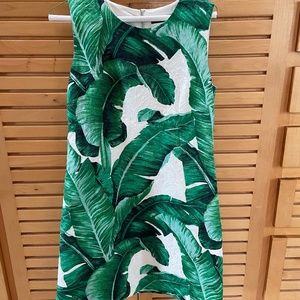 Dolce & Gabbana Banana Leaf Shift Dress